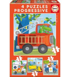 Puzzle Educa Progressives Rescue Patrol 6+9+12+16 Teile.