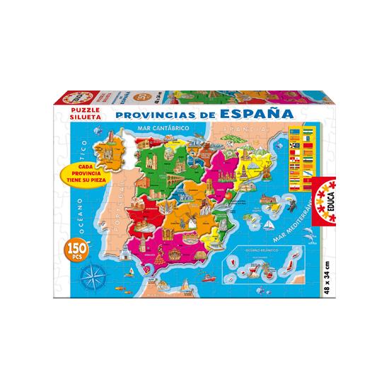 Puzzle Educa Provinzen Spaniens 150 Teile