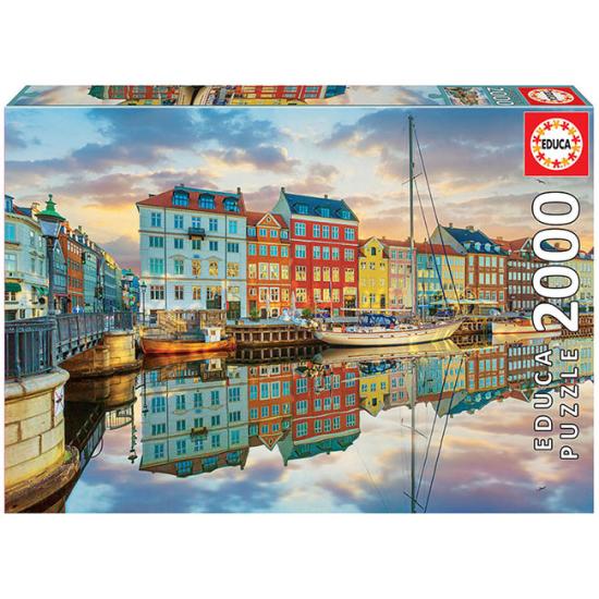 Educa Hafen von Kopenhagen Puzzle 2000 Teile