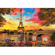Educa Puzzle Sonnenuntergang in Paris mit 3000 Teilen