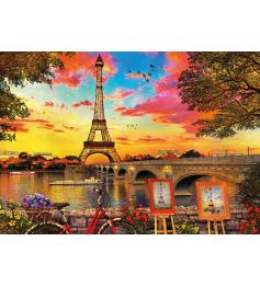 Educa Puzzle Sonnenuntergang in Paris mit 3000 Teilen