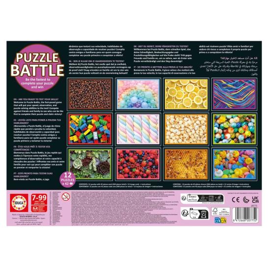 Puzzle Educa Puzzle Battle Extreme 12x42 Teile