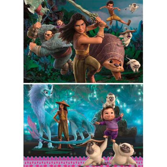 Educa Raya und der letzte Drache Puzzle 2 x 100 Teile