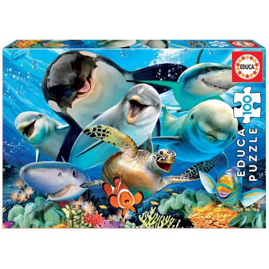 Puzzle Educa Selfie Bajo el Agua 100 Teile