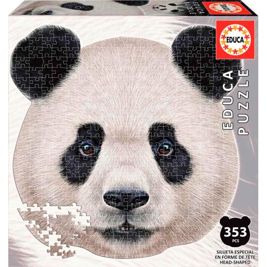 Educa Pandabär-Silhouette-Puzzle mit 353 Teilen