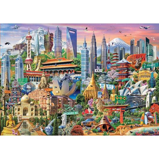 Educa Puzzle Symbole Asiens mit 1500 Teilen