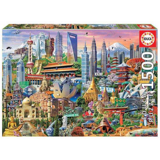 Educa Puzzle Symbole Asiens mit 1500 Teilen