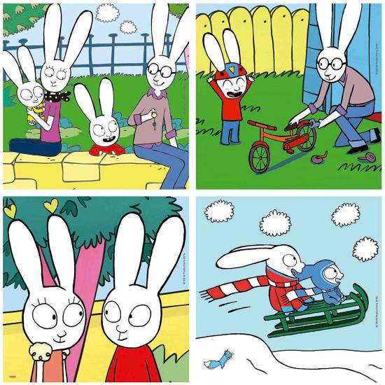 Educa Simon Progressives Puzzle 12+16+20+25 Teile