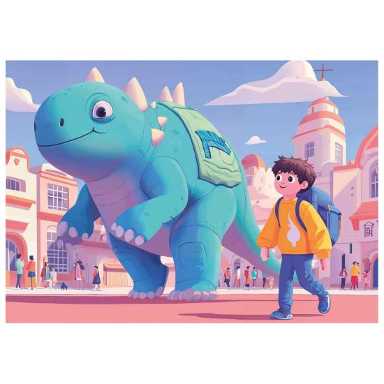 Puzzle Educa Süße Dinosaurier Progressiv 20+40+60+80 Teile