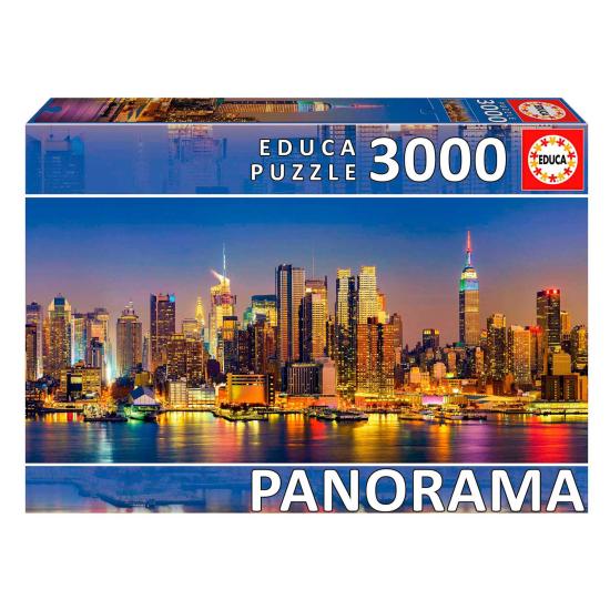 Puzzle Educa Skyline New York Panorama 3000 Teilen