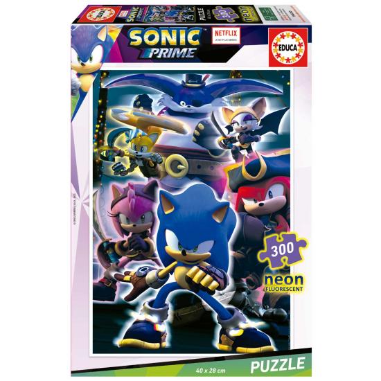 Educa Sonic Prime Neon Puzzle 300 Teile