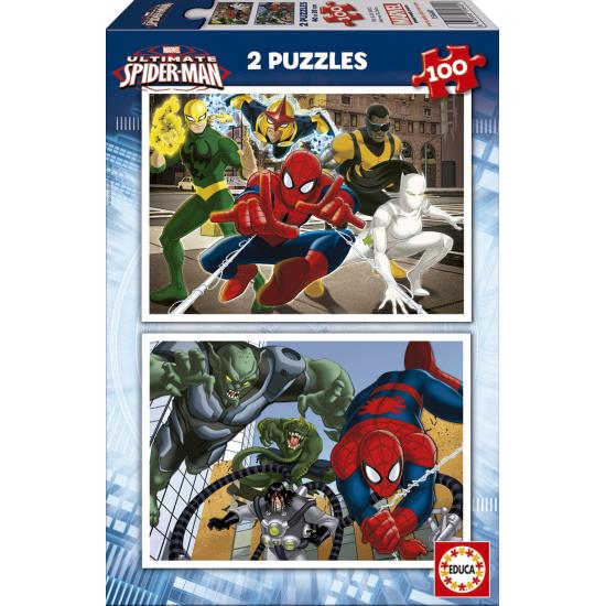 Educa Spiderman Ultimate Puzzle 2 x 100 Teile