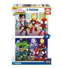 Educa Spidey and Friends Puzzle 2 x 48 Teile