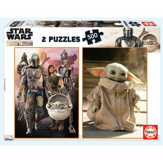 Educa Star Wars The Mandalorian Puzzle 2 x 500 Teile