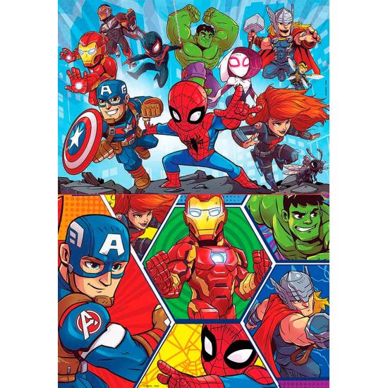 Educa Super Hero Adventures Puzzle 2 x 20 Teile