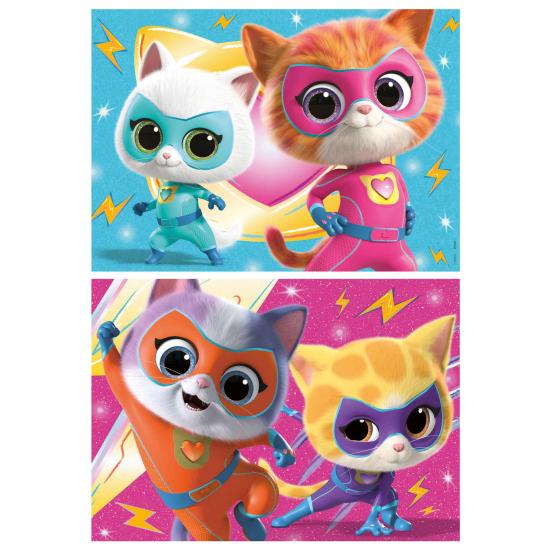 Puzzle Educa Super Kitties 2 x 20 Teile
