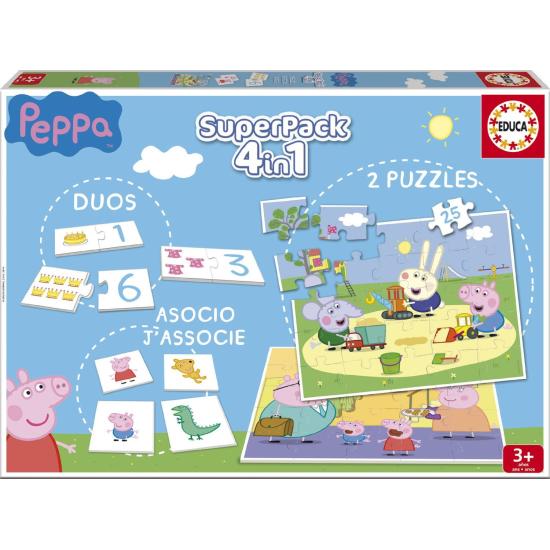 Puzzle Educa SuperPack Peppa Pig 2 x 25 Teile