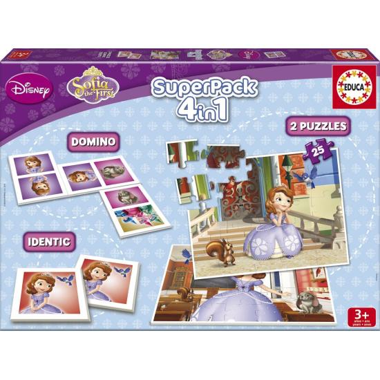 Puzzle Educa SuperPack Prinzessin Sofia 2 x 25 Teile Puzzle Educa SuperPack Prinzessin Sofia 2 x 25 Teile