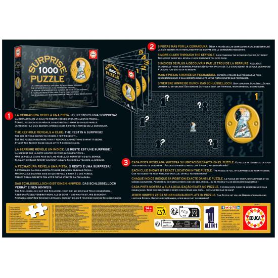 Puzzle Educa Surprise Antique Xmas 1000 Teile