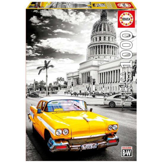 Educa Taxi in Havanna, Kuba 1000-teiliges Puzzle