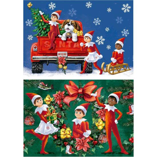 Puzzle Educa The Elf on the Shelf, 2 x 100 Teile
