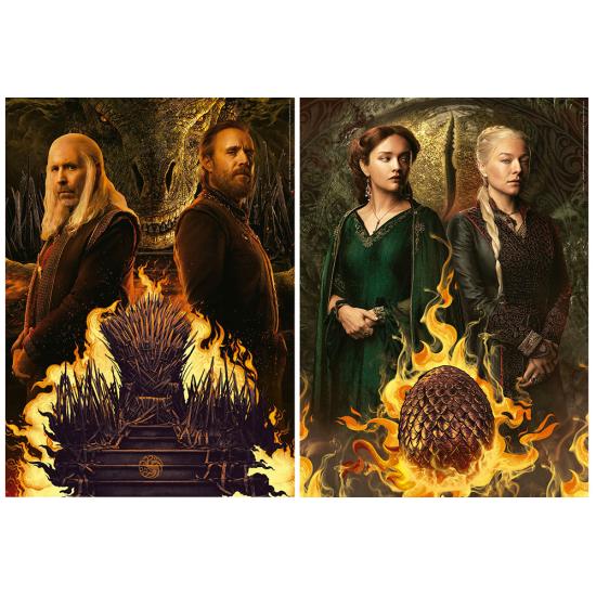 Educa Das Haus des Drachen Puzzle 2 x 500 Teile