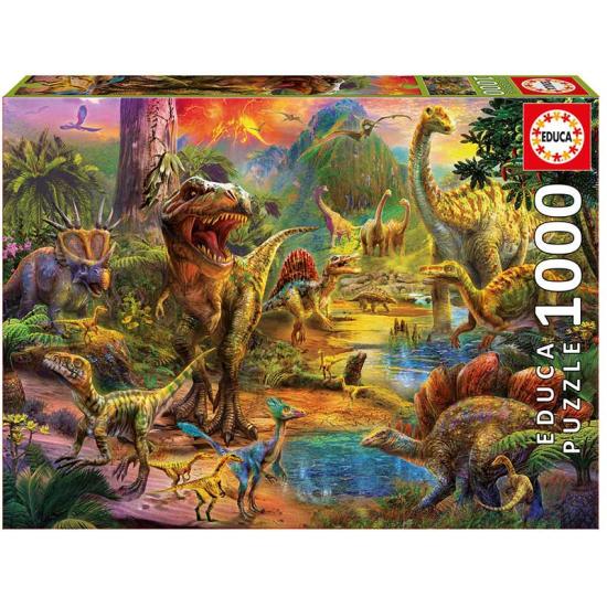 Educa Land der Dinosaurier Puzzle 1000 Teile