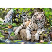 Educa White Bengal Tigers Puzzle mit 1000 Teilen