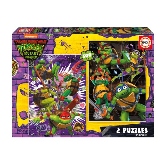 Puzzle Educa Ninja Turtles mit 2 x 500 Teilen