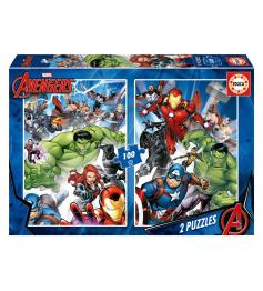 Educa Avengers Puzzle mit 2 x 100 Teilen