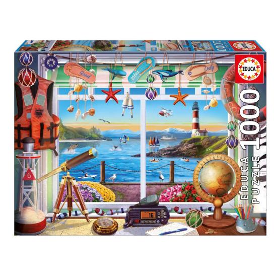 Puzzle Educa Leben im Hafen 1000 Teile