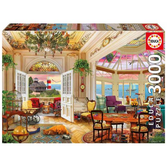 Puzzle Educa Leben an der Küste 3000 Teile