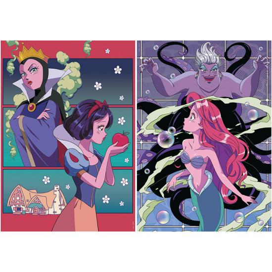 Puzzle Educa Disney Bösewichte Puzzle 2 x 500 Teile