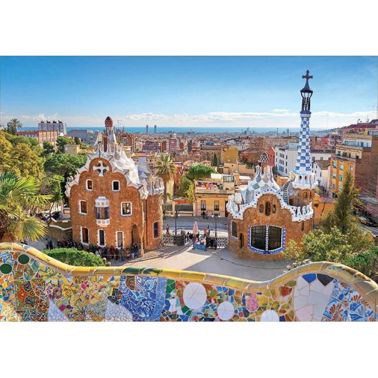 Educa Puzzle Ansicht von Barcelona vom Park Güell 1000 Teile