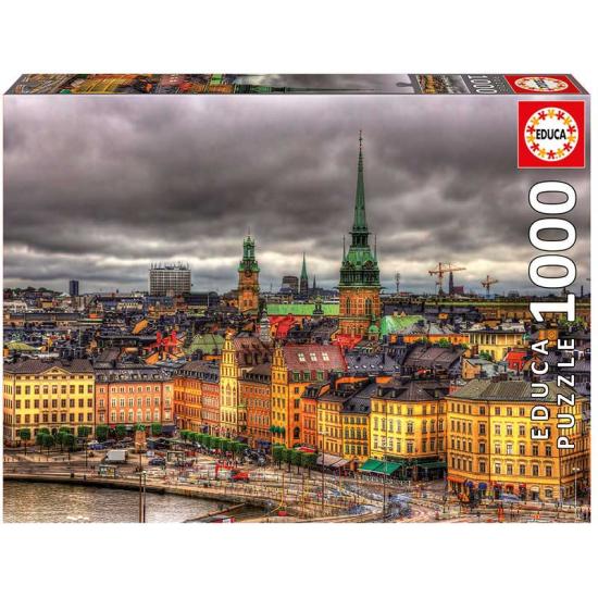 Educa 1000-teiliges Puzzle mit Blick auf Stockholm, Schweden