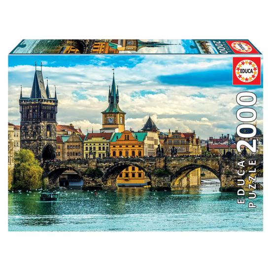 Educa Ansichten von Prag Puzzle 2000 Teile