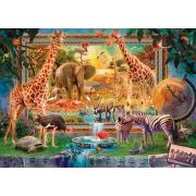 Educa-Puzzle „Rückkehr aus der Savanne“ mit 4000 Teilen