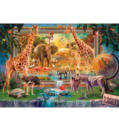 Educa-Puzzle „Rückkehr aus der Savanne“ mit 4000 Teilen