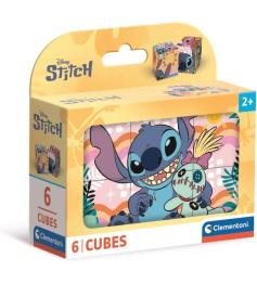 Clementoni Disney Stitch Würfelpuzzle 6 Würfel