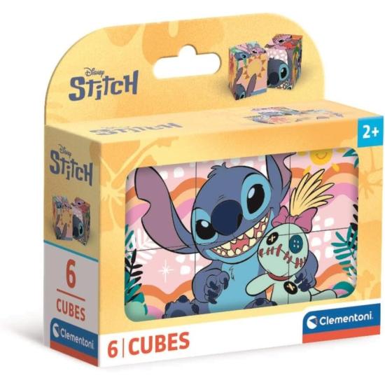 Clementoni Disney Stitch Würfelpuzzle 6 Würfel