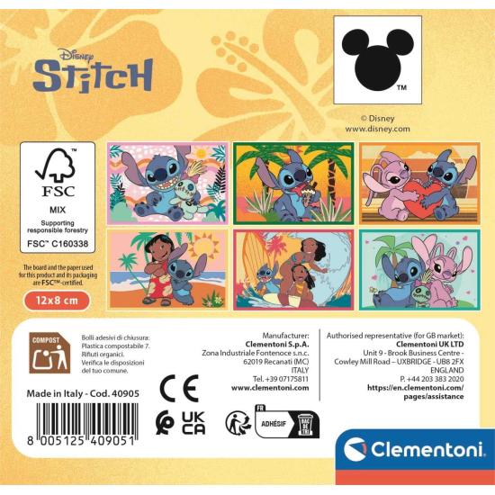 Clementoni Disney Stitch Würfelpuzzle 6 Würfel