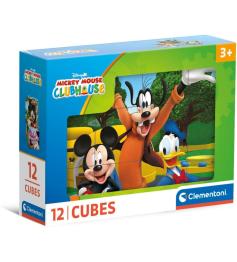 Clementoni Mickey Clubhouse Würfelpuzzle 12 Würfel