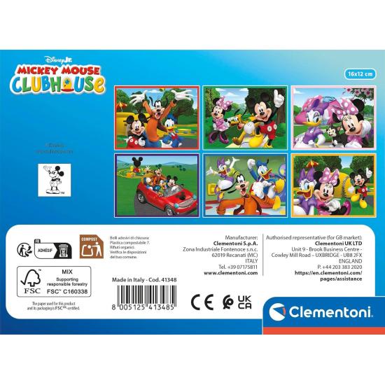 Clementoni Mickey Clubhouse Würfelpuzzle 12 Würfel