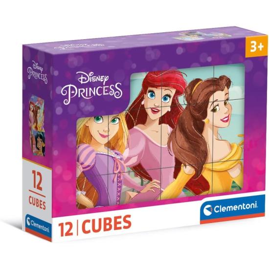 Clementoni Disney Princess Würfelpuzzle 12 Würfel