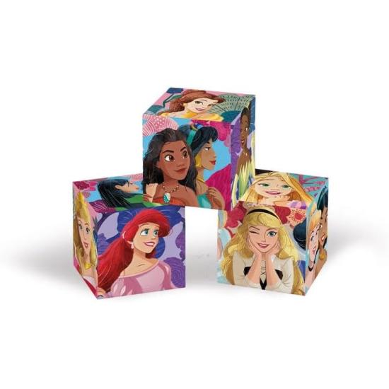 Clementoni Disney-Prinzessinnen-Würfelpuzzle 6 Würfel