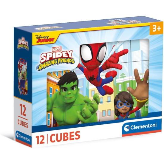 Clementoni Spidey Würfelpuzzle 12 Würfel