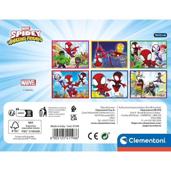 Clementoni Spidey Würfelpuzzle 12 Würfel