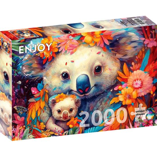 Puzzle Enjoy Koala-Umarmung 2000 Teile