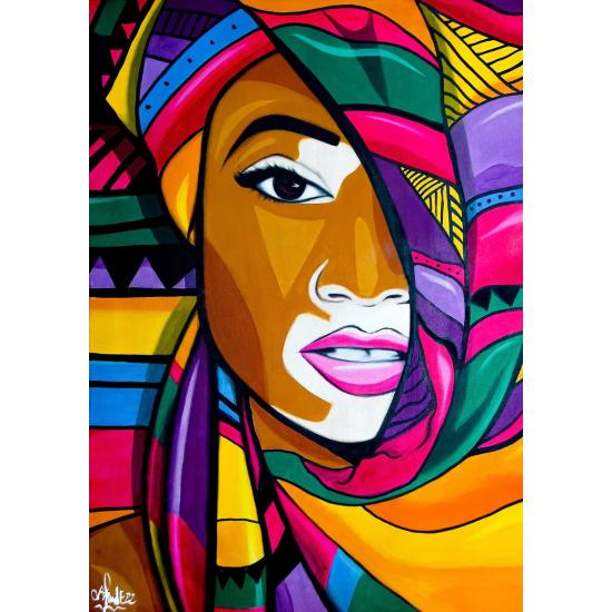 Genießen Sie das wunderschöne afrikanische Puzzle mit 1000 Teile