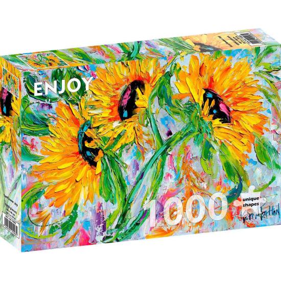 Genießen Sie Sunflower Joy Puzzle 1000 Teile